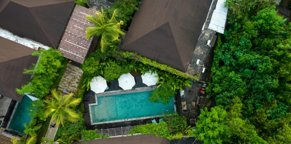 Luxury Bali tour package private pool villa tropical view