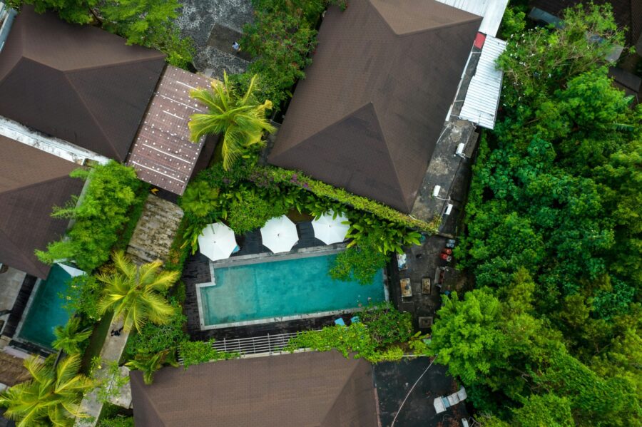 Luxury Bali tour package private pool villa tropical view