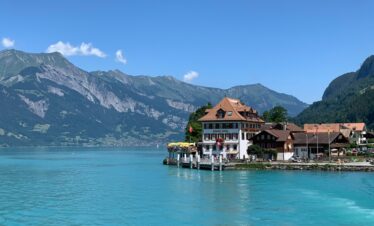 Switzerland tour package Interlaken mountain lake scenic view