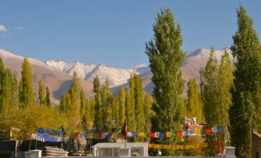 Luxury Ladakh tour package premium camp mountain landscape