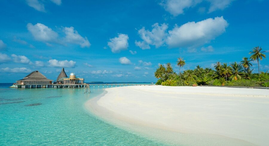 Maldives tour package beach resort turquoise water view