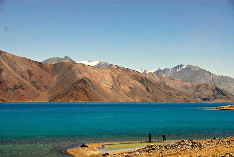 Leh Ladakh tour package Pangong Lake scenic mountain view
