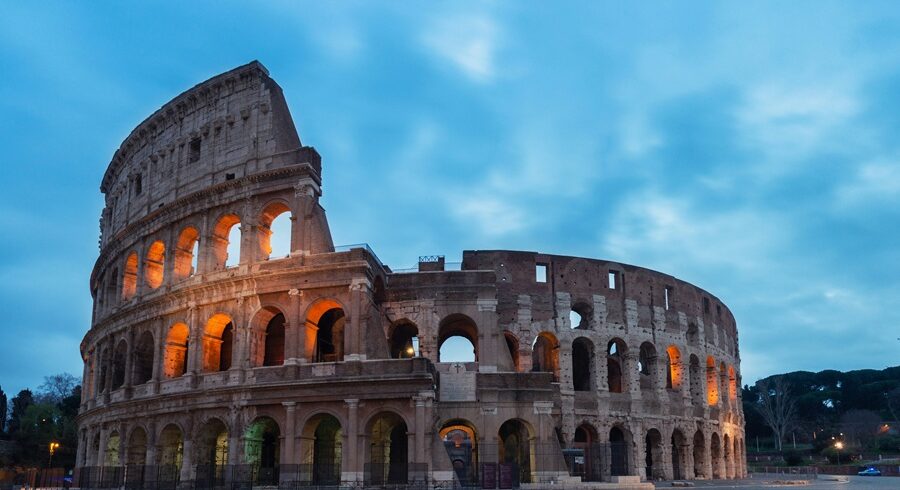 Italy tour package Rome Colosseum historic landmark view