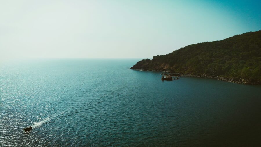 Goa tour package 3 nights 4 days beach aerial view