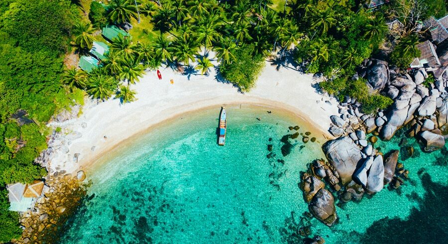 Thailand tour package Pattaya beach island clear water view