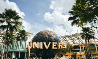 Singapore family tour package Universal Studios theme park view