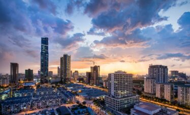 Vietnam cultural tour package city street and heritage view
